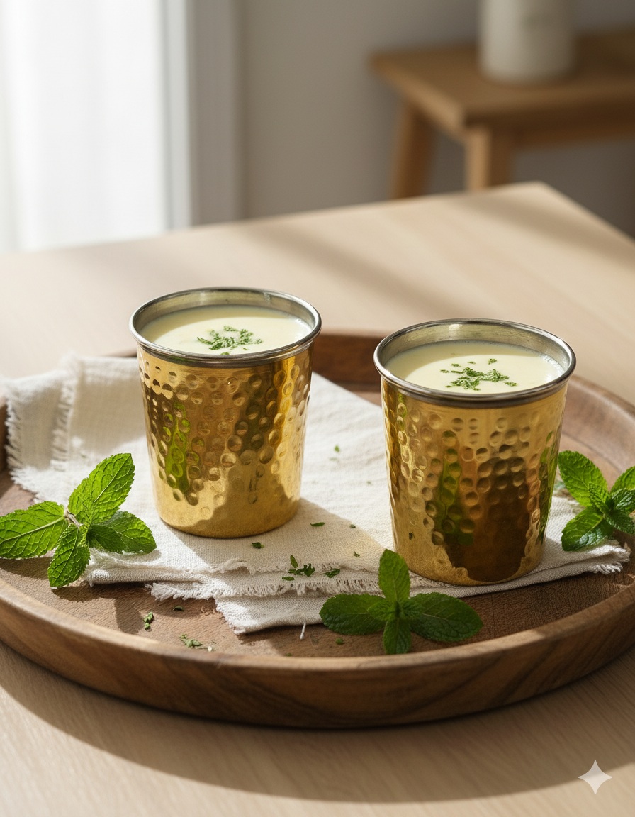 Brass Glass - Hammered Finish - related handcrafted Brass product from Viviana London